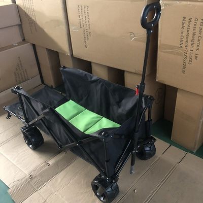 PU 7 дюймов универсальной складной тележки фуры на открытом воздухе складывает вверх отверстие фуры заднее