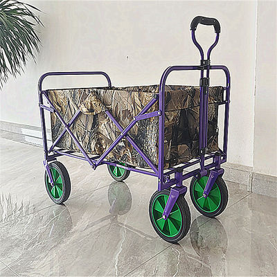 Тележка фуры PVC покрывая складывая с Retractable карманами ткани Оксфорда двойника ручки