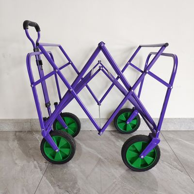 Складывая колесо тележки Retractable ручки прогулочной коляски фуры практически располагаясь лагерем изготовленное на заказ